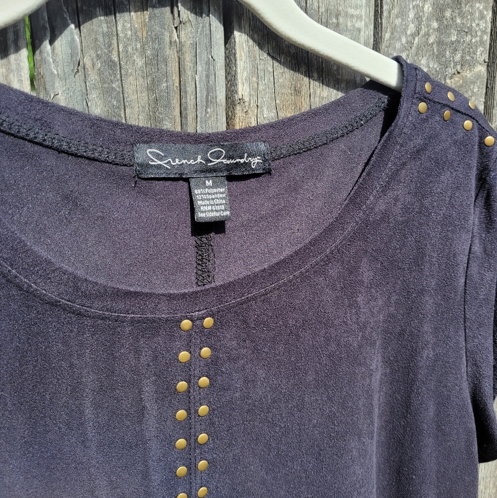 French Laundry Suede Top